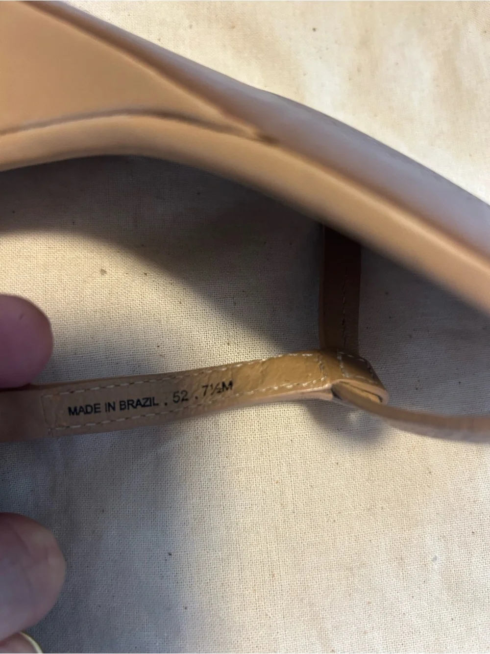 Tory Burch Tan Leather Logo T-Strap Sandals